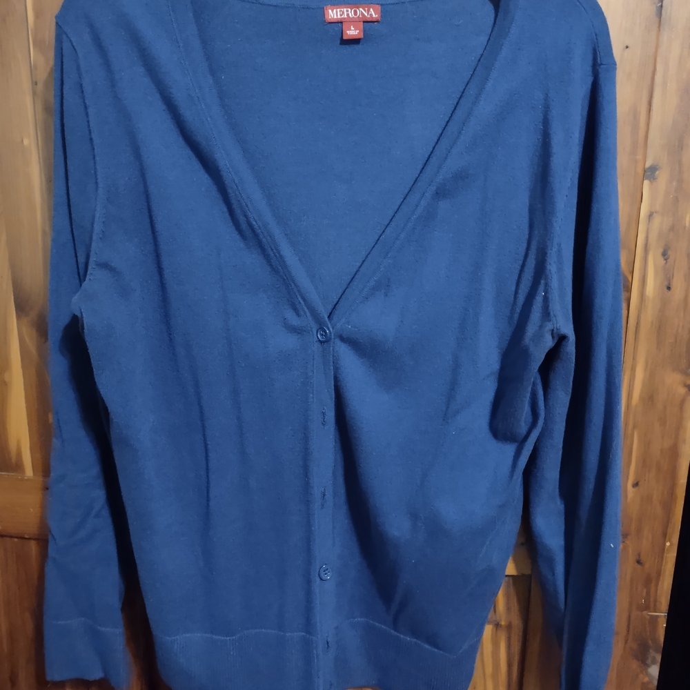 Merona Women's Deep Blue Cardigan